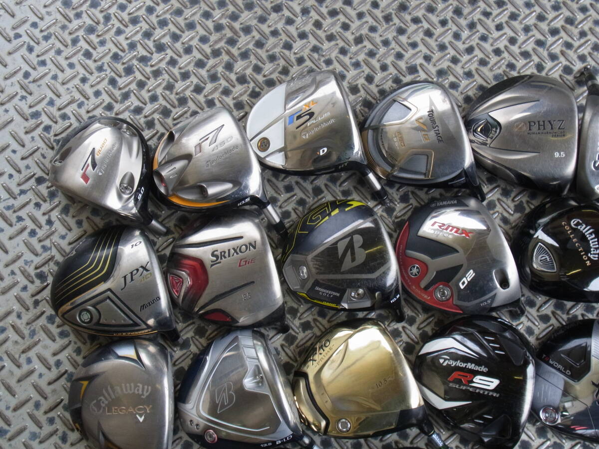 5/ゴルフヘッド 超大量まとめセット TaylorMade PING Titleist Callaway XXIO SRIXON ONOFF BRIDGESTONE YAMAHA 等_画像3