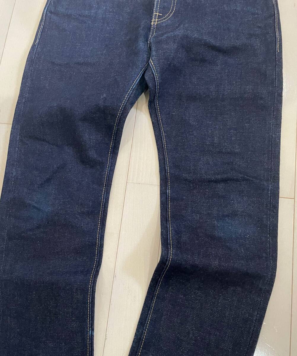 BIG JOHN(ビッグジョン) M106G (000B) 23oz selvedge denim / Slim 極厚デニム スリムジーンズ Ｗ３２の画像5