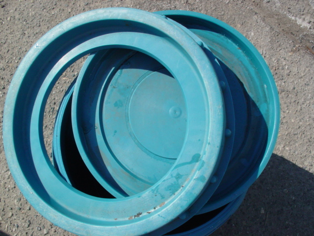 「筒ポリ５５㍑」★即決￥１００ 畑の雨水タンク・ゴミ箱・堆肥入・EMの画像3