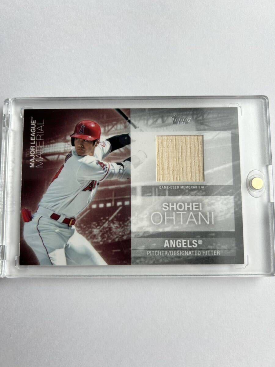 Topps ジャージーカード 大谷翔平 2020 パッチカード Major League Materials エンゼルス LAドジャース Jersey バットレリックカードの画像1