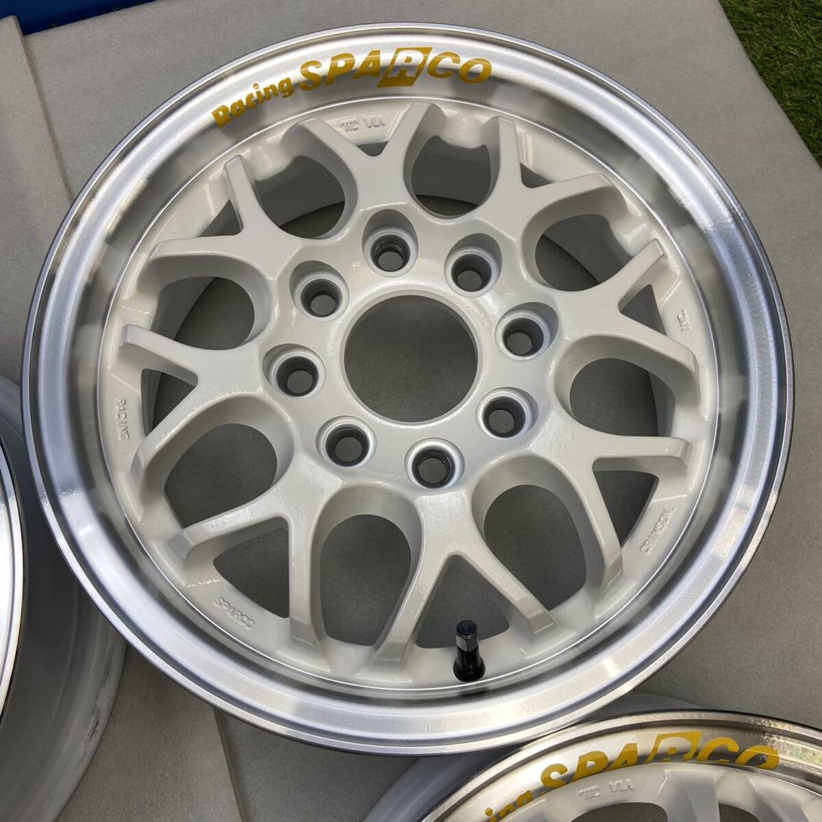 レーシングスパルコ13インチアルミホイール 0029】中古美品☆程度良好☆13インチ RACING SPARCO レーシング