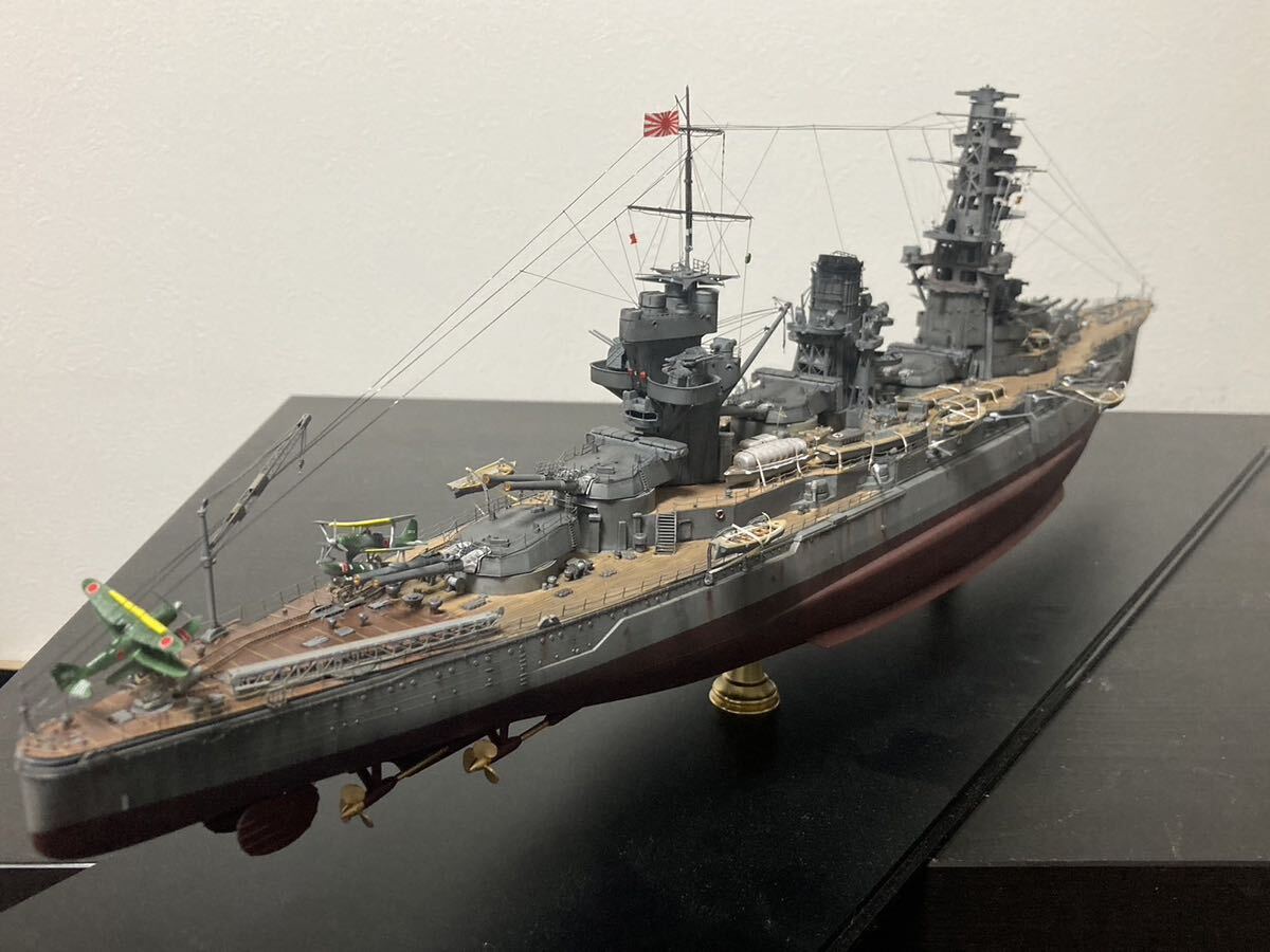 1/350 日本海軍戦艦　山城　精密塗装完成品_画像9