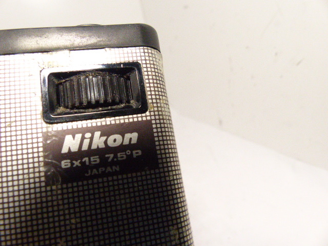  Nikon high quality monocle 6×15 7.5°P case attaching pocket monocle 