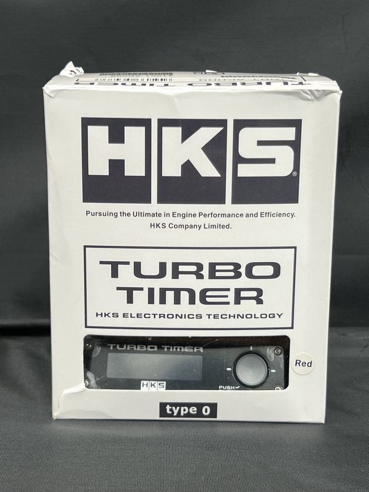 【未使用・開封品】 HKS ターボタイマー TURBO TIMER type0 赤文字 41001-AK009の画像1