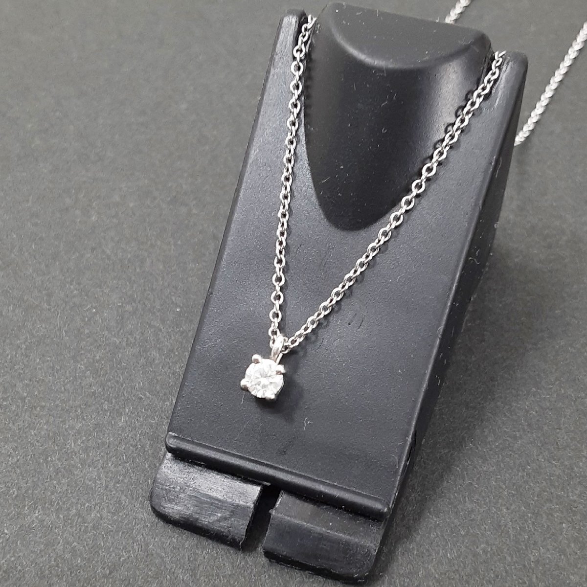【超ポイントバック祭】 PT950 ソリティアダイアモンドペンダント ティファニー TIFFANY&Co. 0.12ct ネックレス プラチナ プラチナ