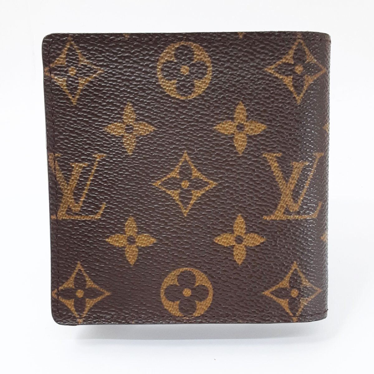 Louis Vuitton ルイヴィトン ポルトフォイユ マルコNM 二つ折り財布 小銭入れあり 箱あり_画像3