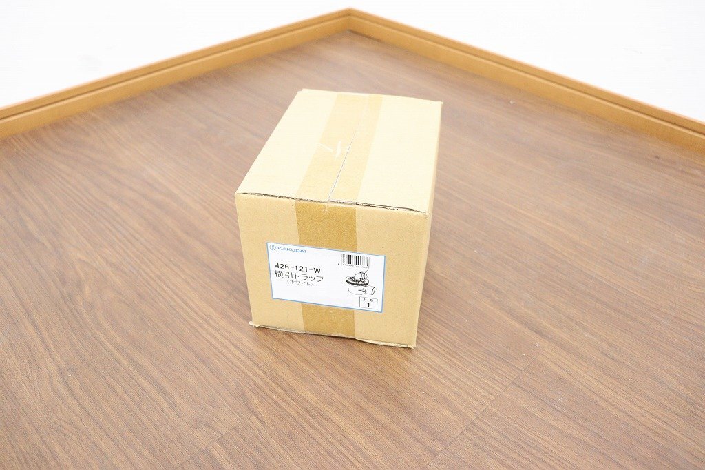  new goods *J5788*KAKUDAI/kak large * washing machine for waterproof bread + width discount trap set * white *60×60cm*426-427-W+426-121-W