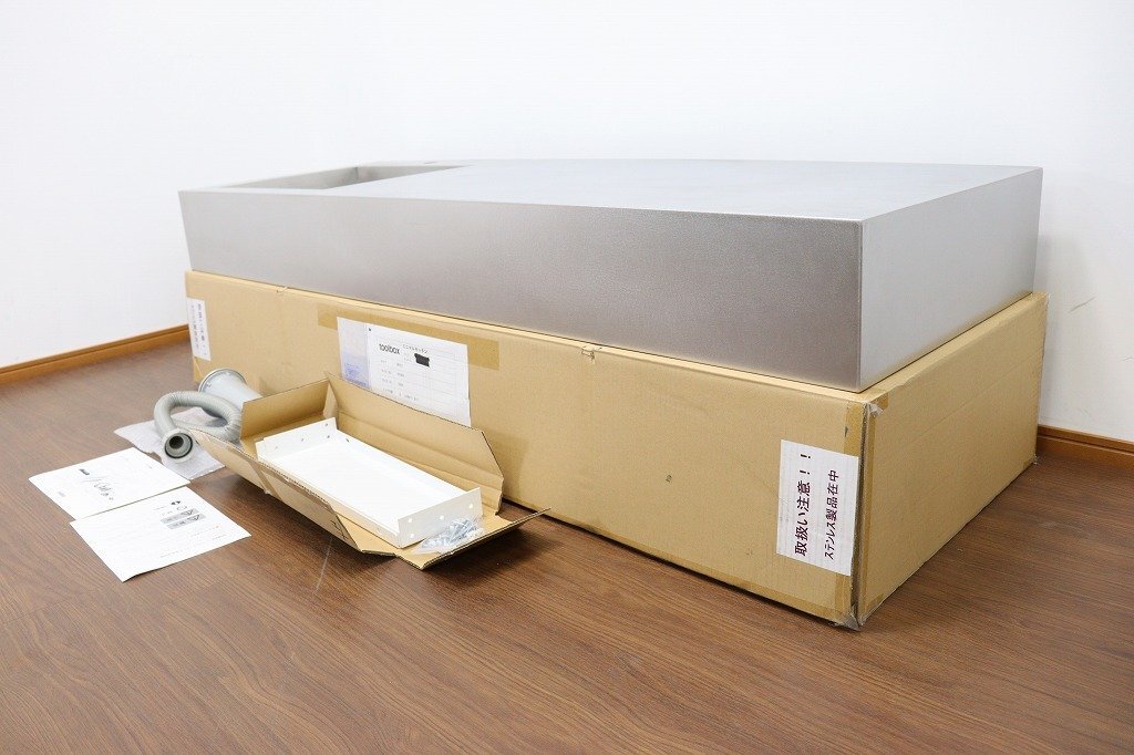 新品◆J5914◆toolbox◆ミニマルキッチン◆壁付け◆W1800◆シンク左◆コンロなし_画像1