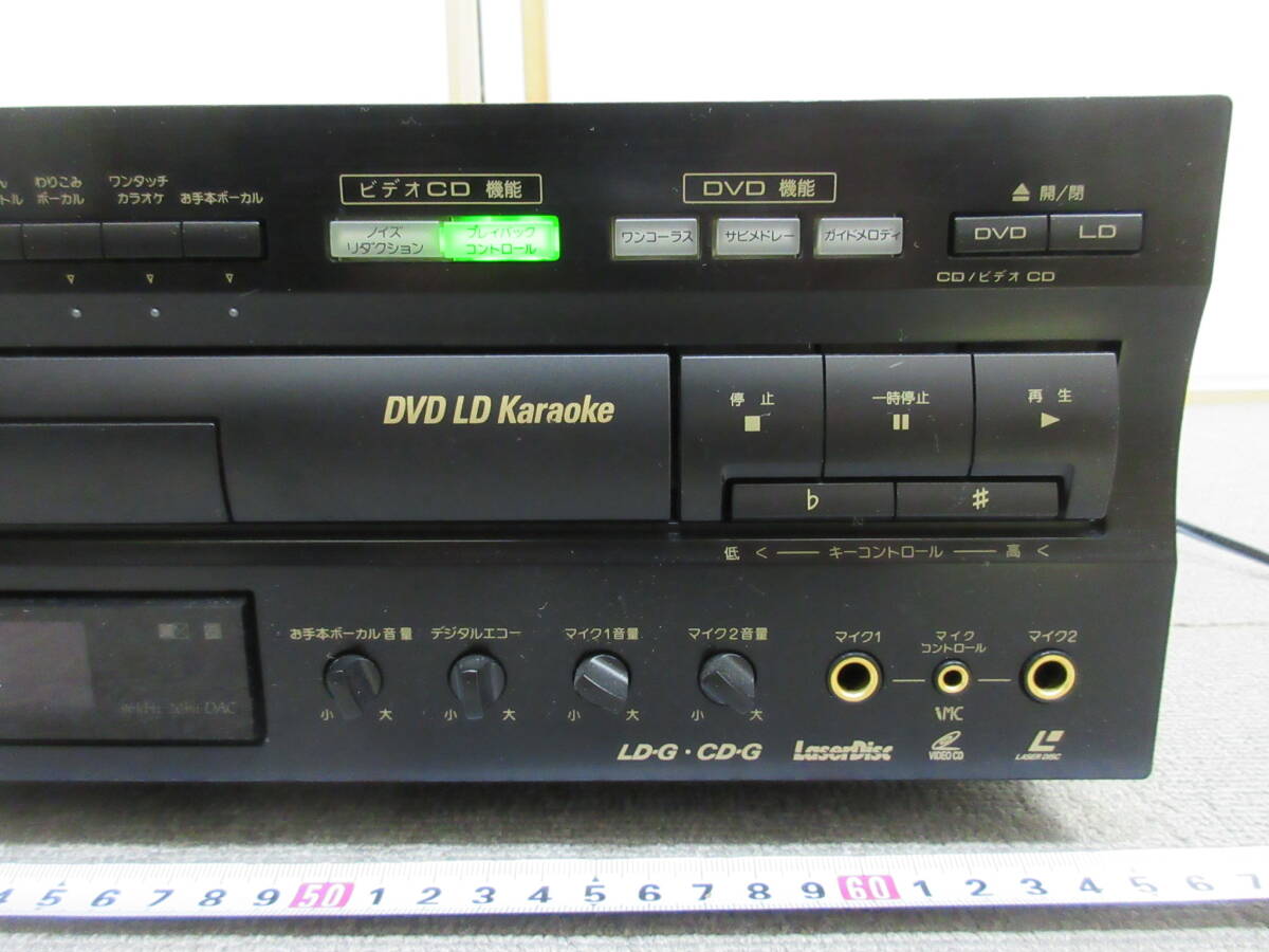 M【4-14】●16 PIONEER パイオニア DVD/LDプレーヤー DVL-K88 取説・リモコン付き 通電確認済み 中古品の画像4