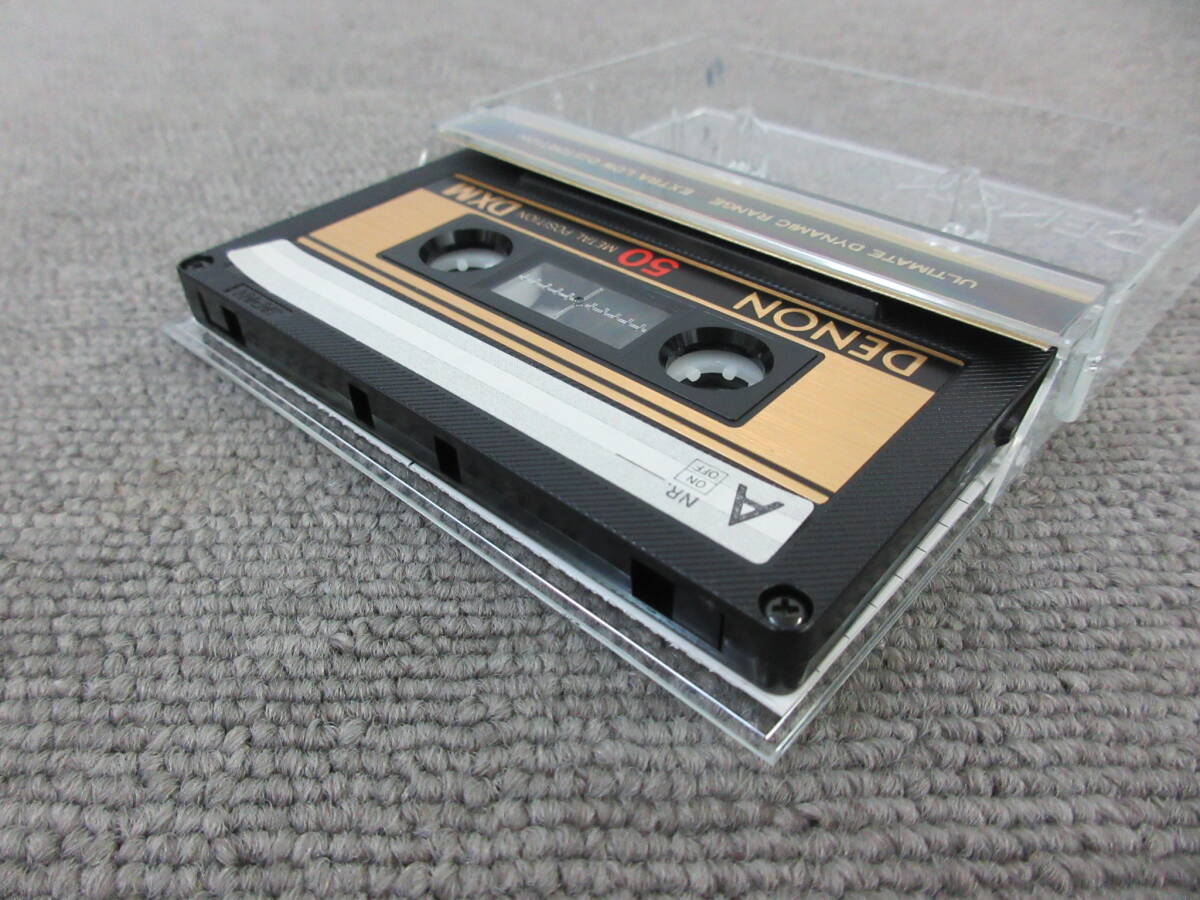 M[4-18]*25 electric shop stock goods DENON Denon metal cassette tape DXM50 2 ps together unused long-term keeping goods 