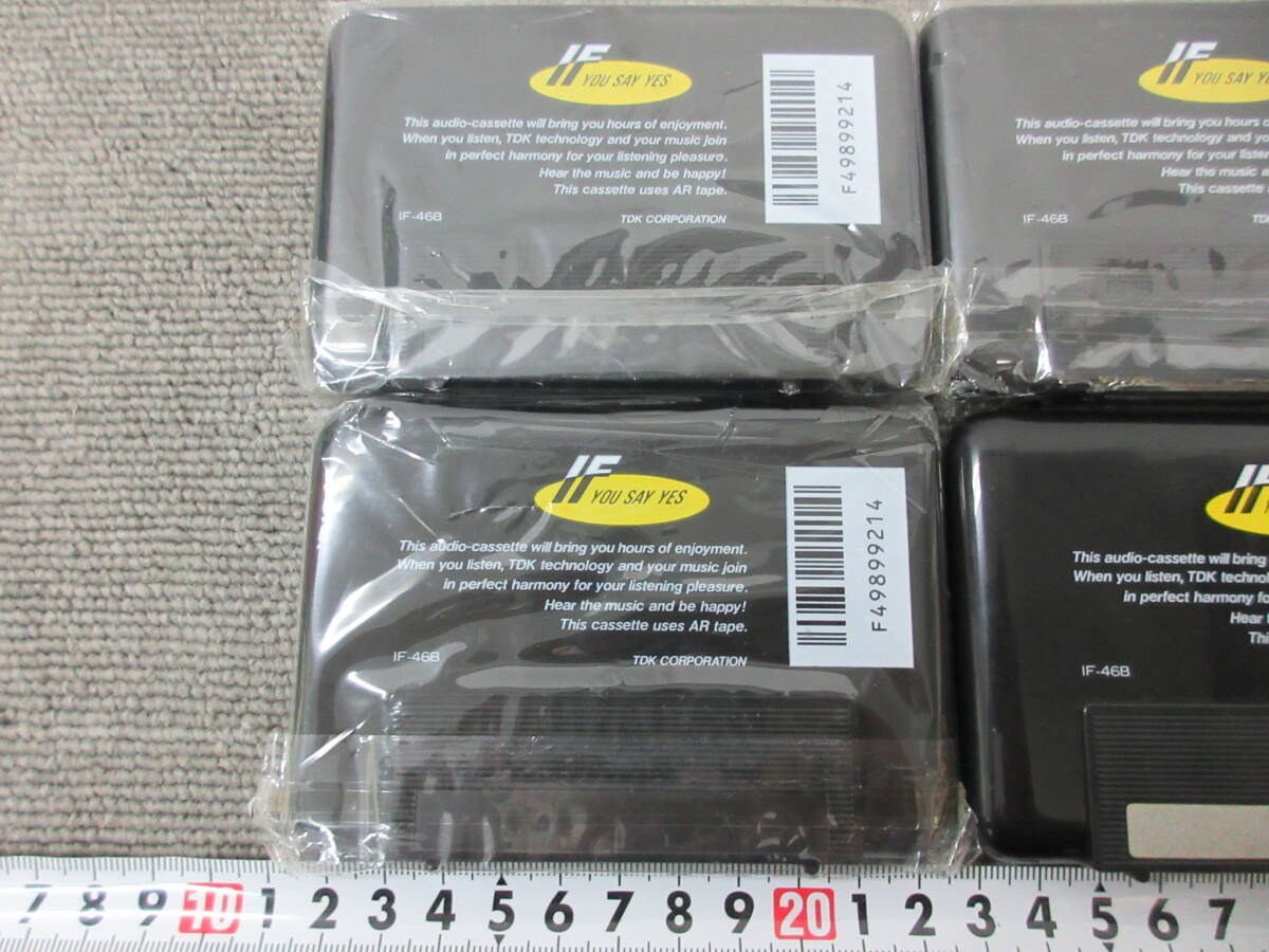 K119[4-27]* electric shop stock goods TDK cassette tape 4 point together IF-46B IF YOU SAY YES AR unused long-term keeping goods / audio 