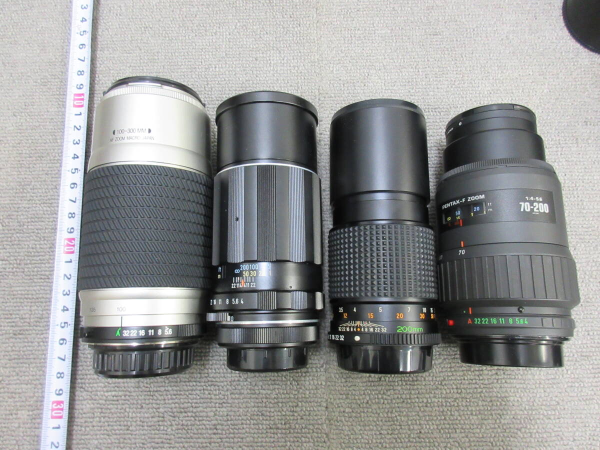 [.②/4-30] camera lens strobo accessory binoculars together KOMURA SIGMA RICOH Tokina PENTAX other operation not yet verification junk 