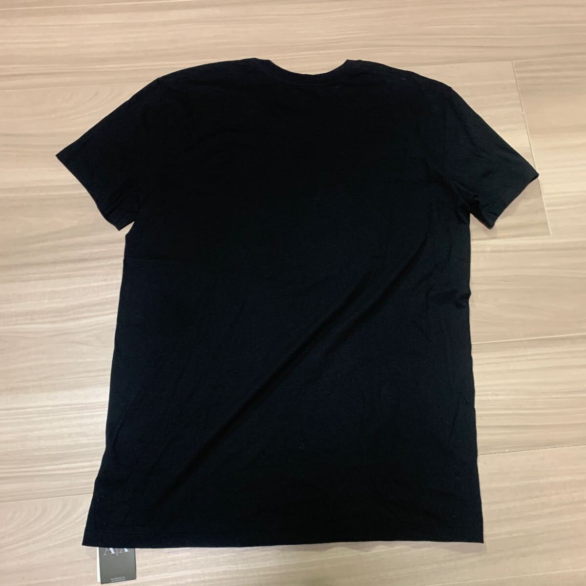 未使用 メンズ Lサイズ A/X ARMANI EXCHANGE アルマーニ エクスチェンジ 半袖Tシャツ ブラック _画像4