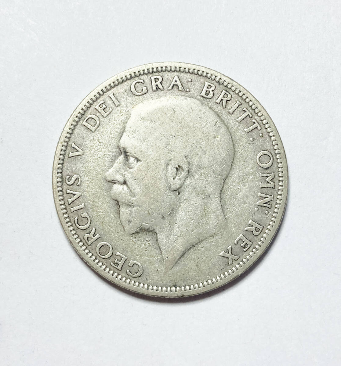 １円スタート! ・1932イギリス1 フロリン銀貨 ジョージ５世(希少な) ・アンティーク コインの画像3