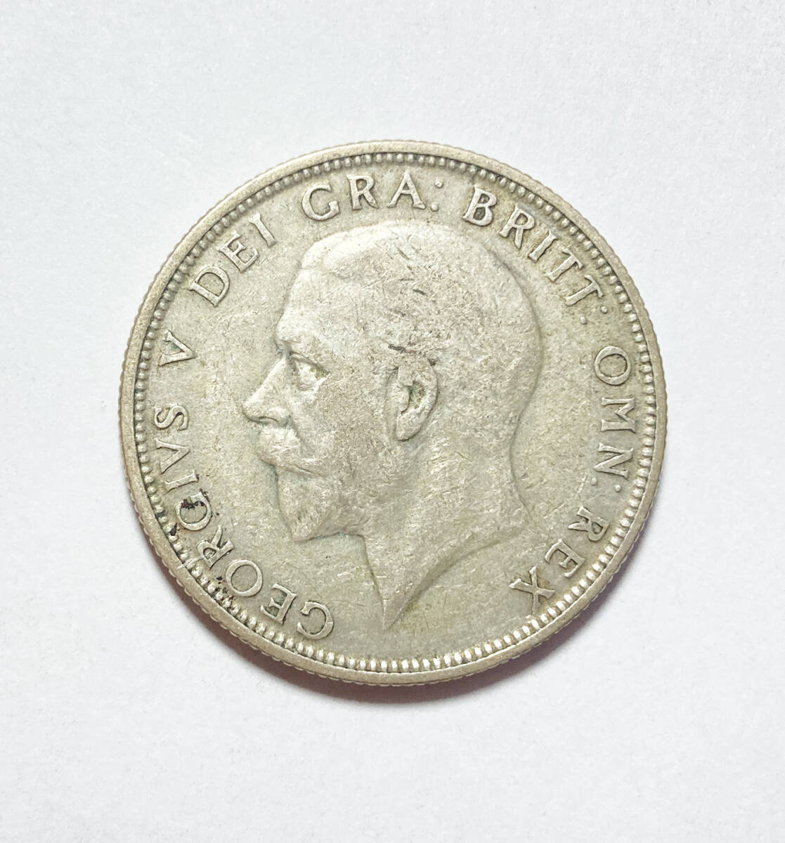 １円スタート! ・1935 イギリス1 フロリン銀貨 ジョージ５世・アンティーク コインの画像3