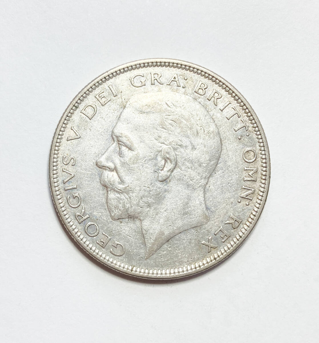 １円スタート! ・イギリス 1936年 1/2クラウン 銀貨 ジョージ5世・アンティーク コインの画像3