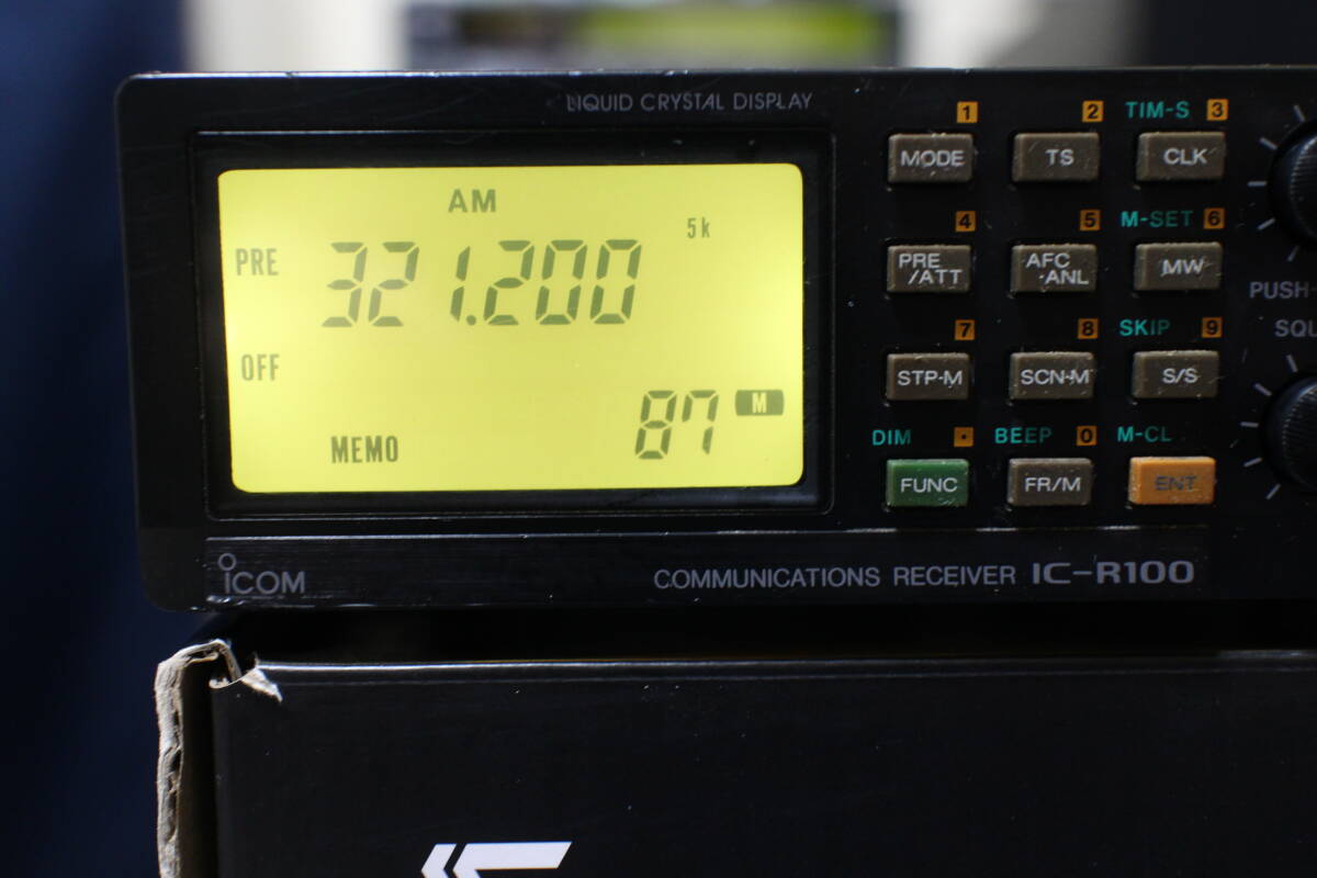 ICOM Icom IC-R100 широкий obi район приемник диапазонный ресивер подсветка LED модификация резервная копия батарейка замена рабочий товар бесплатная доставка 