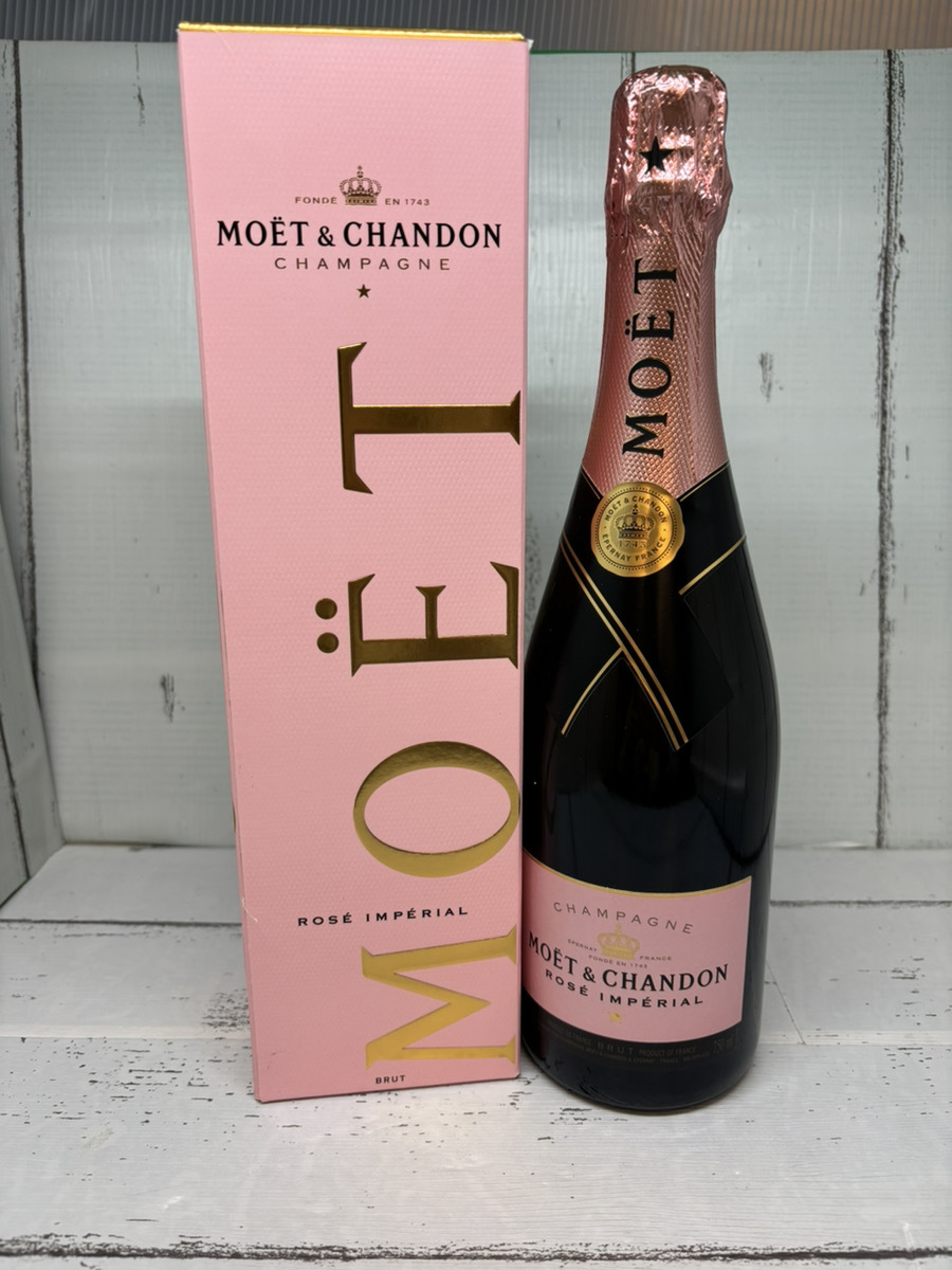☆GOL☆モエシャン ロゼ MOET&CHANDON ROSE ７５０ml 12% 果実酒 シャンパン 6本セットの画像2
