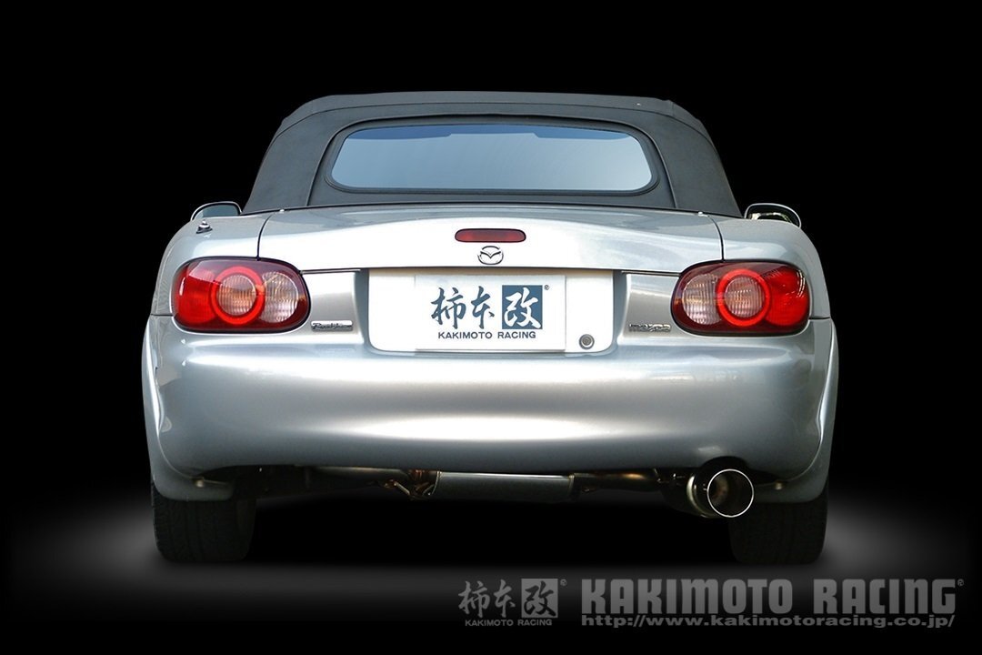 自動車関連業者直送限定 柿本 カキモト マフラー HYPER FULLMEGA N1+ Rev. MAZDA ロードスタークーペ NB8C改 1.8_NA FR 6MT/4AT (Z31304)_画像1