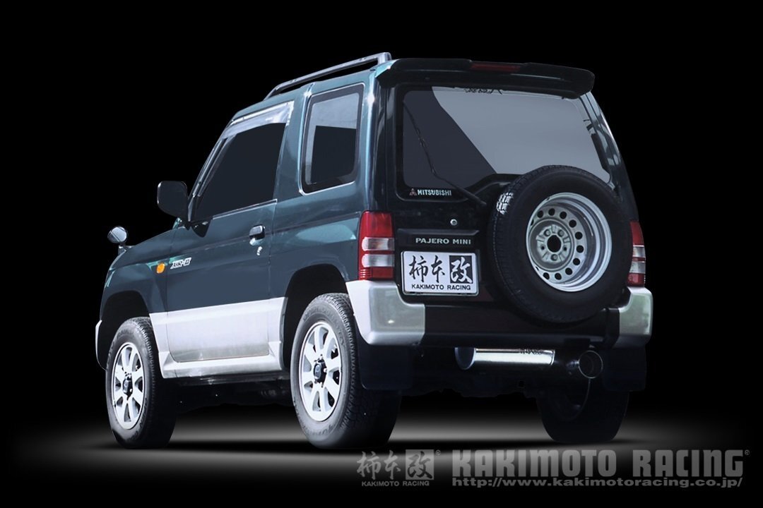 自動車関連業者直送限定 柿本 マフラー Kakimoto.R カキモトアール MITSUBISHI パジェロミニ H56A 0.66_NA 4WD 3AT/5MT (MS313)_画像1