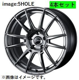 個人宅発送可能 Weds ウエッズスポーツ 16X5.0J +45 4穴 PCD100 PSB ホイール 4本セット SA-62R エスエー ロクニーアール (41800)_画像1