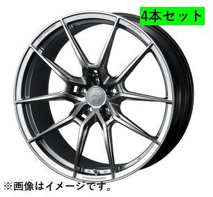 個人宅発送可能 ウエッズ Weds 20X8.5J +38 5穴 PCD112 DBK ホイール 4本セット F-ZERO FZ-6 エフゼロ エフゼットシックス (41874)_画像1