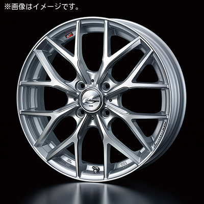 【個人宅発送可能】ウエッズ Weds 17X6.5J +42 4H PCD100 HSⅢ/SC ホイール 1本 LEONIS MX レオニス・エムエックス (37410)_※画像はイメージです。