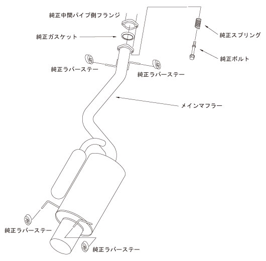 自動車関連業者直送限定 HKS Silent Hi-Power サイレントハイパワー マフラー トヨタ アルテッツァ SXE10 3S-GE 98/10-05/08 (32016-AT019)_※画像はイメージです。