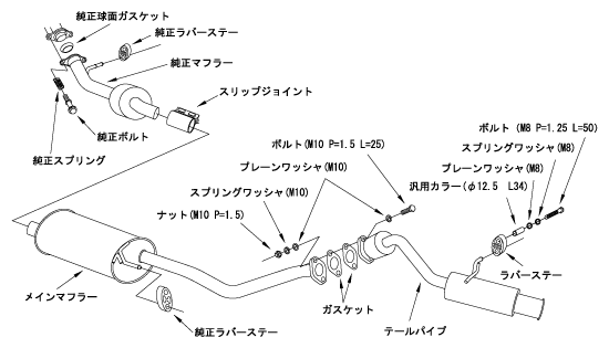 自動車関連業者直送限定 HKS Silent Hi-Power サイレントハイパワー マフラー アルト ターボRS HA36S R06A[ターボ] 15/03- (31019-AS005)_画像2