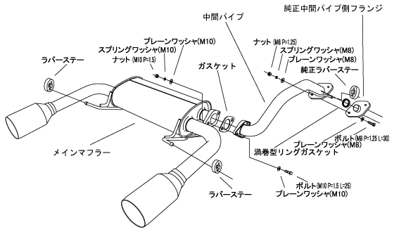 自動車関連業者直送限定 HKS リーガマックスプレミアム マフラー TOYOTA トヨタ コペン GR SPORT LA400K KF(TURBO) 19/10- (31021-AD003)_画像3