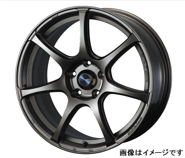 【個人宅発送可能】Weds Sport SA-75R ウェッズ スポーツ 17×6.5J +42 4穴 Rim Edge 5.04mm PCD100 EJBR ホイール 1本 (73995)_画像はイメージです。