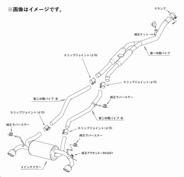 個人宅発送可能 HKS スーパーターボ マフラー TOYOTA トヨタ GR スープラ DB26 DB22 B48B20B SZ-R用 (31029-AT009)_画像4