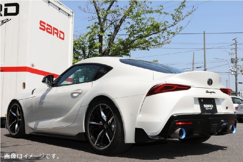 個人宅発送可 SARD サード Ti-Z MUFFLER マフラー フルチタン 左右2本出 GR SUPRA RZ (3.0L) 3BA-DB42-ZURW B58 8S-AT (23006)_画像7