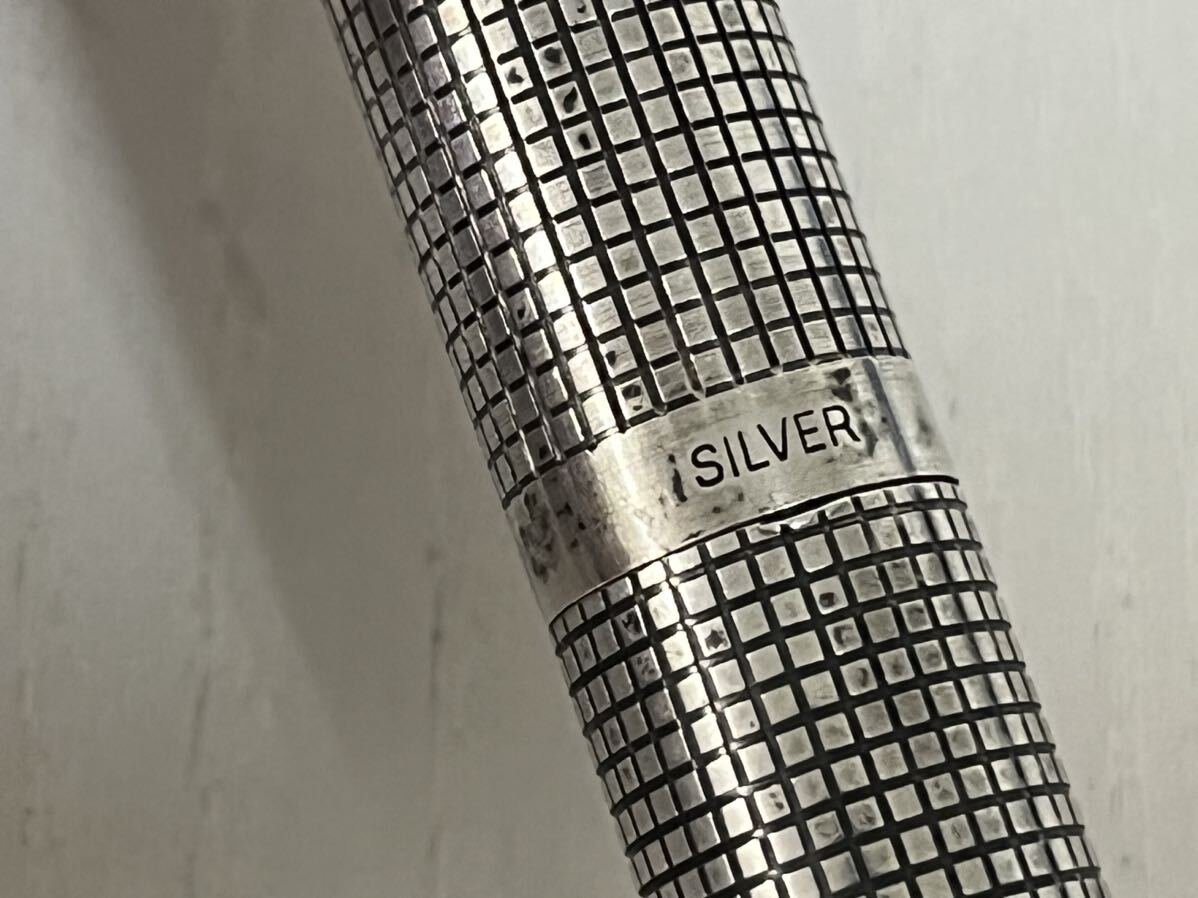 4h SAILOR セーラー SILVER シルバー ペン先 18KWG 万年筆 筆記用具 文房具 の画像3