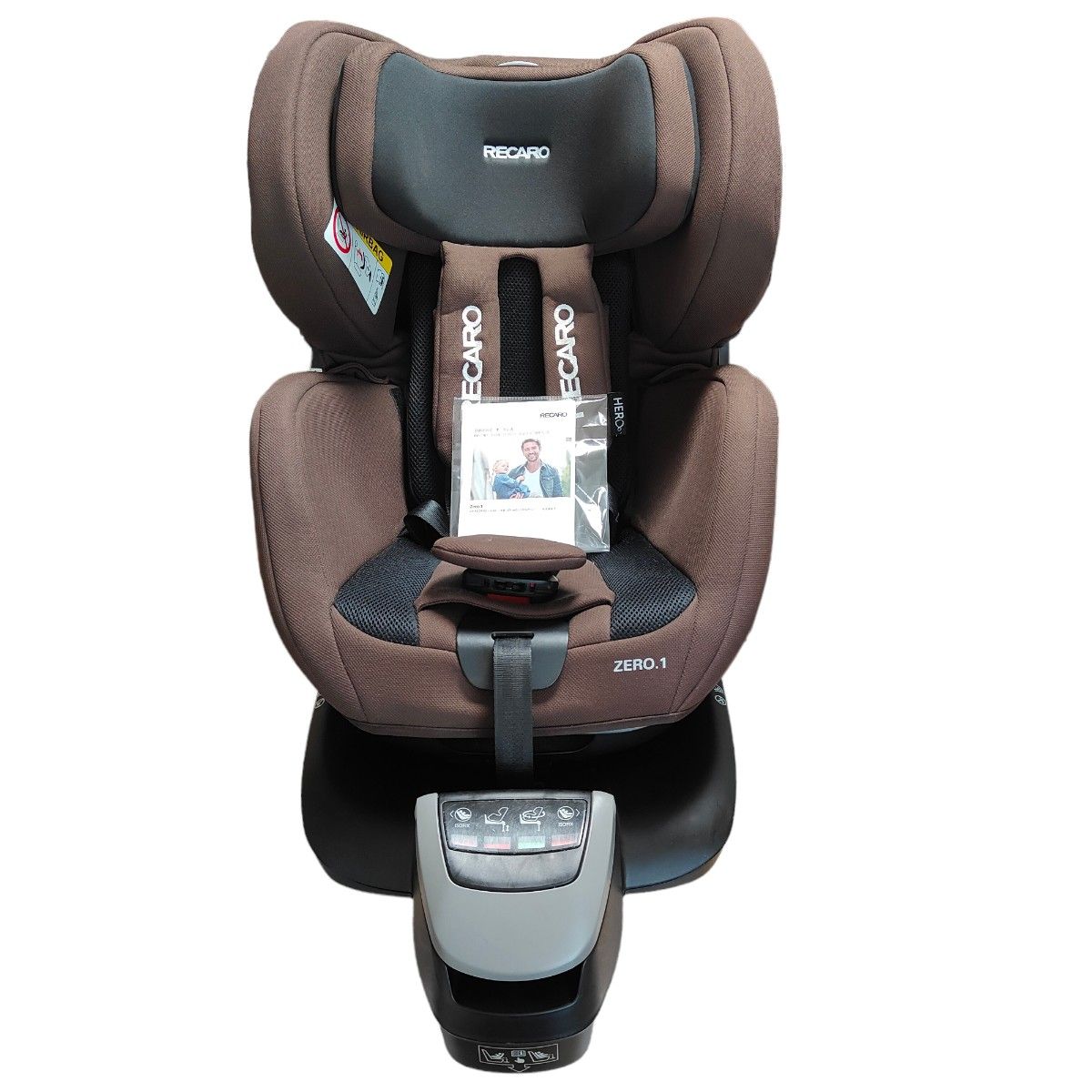 レカロ ゼロワン チャイルドシート 回転式 ISOFIX ブラウン RECARO 