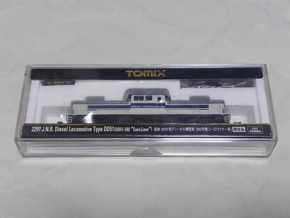 2297　国鉄 DD51形ディーゼル機関車(592号機ユーロライナー色)　限定品　TOMIX_画像1