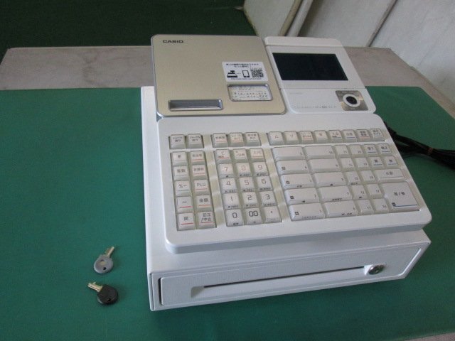 カシオ 電子レジスタ― SR-S4000-20SWE(ホワイト) (0411CI)8AT-1の画像1
