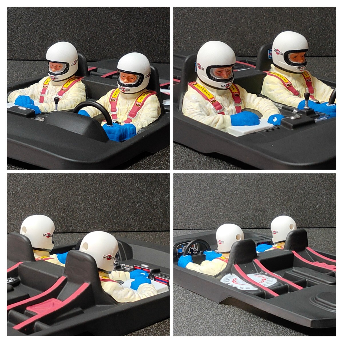 OP.1491 1/10RC ラリーカー コクピットセット 54491 rally car cockpit ラリーカー コクピット 塗装済 組み立て後 未走行 カット済み_画像1