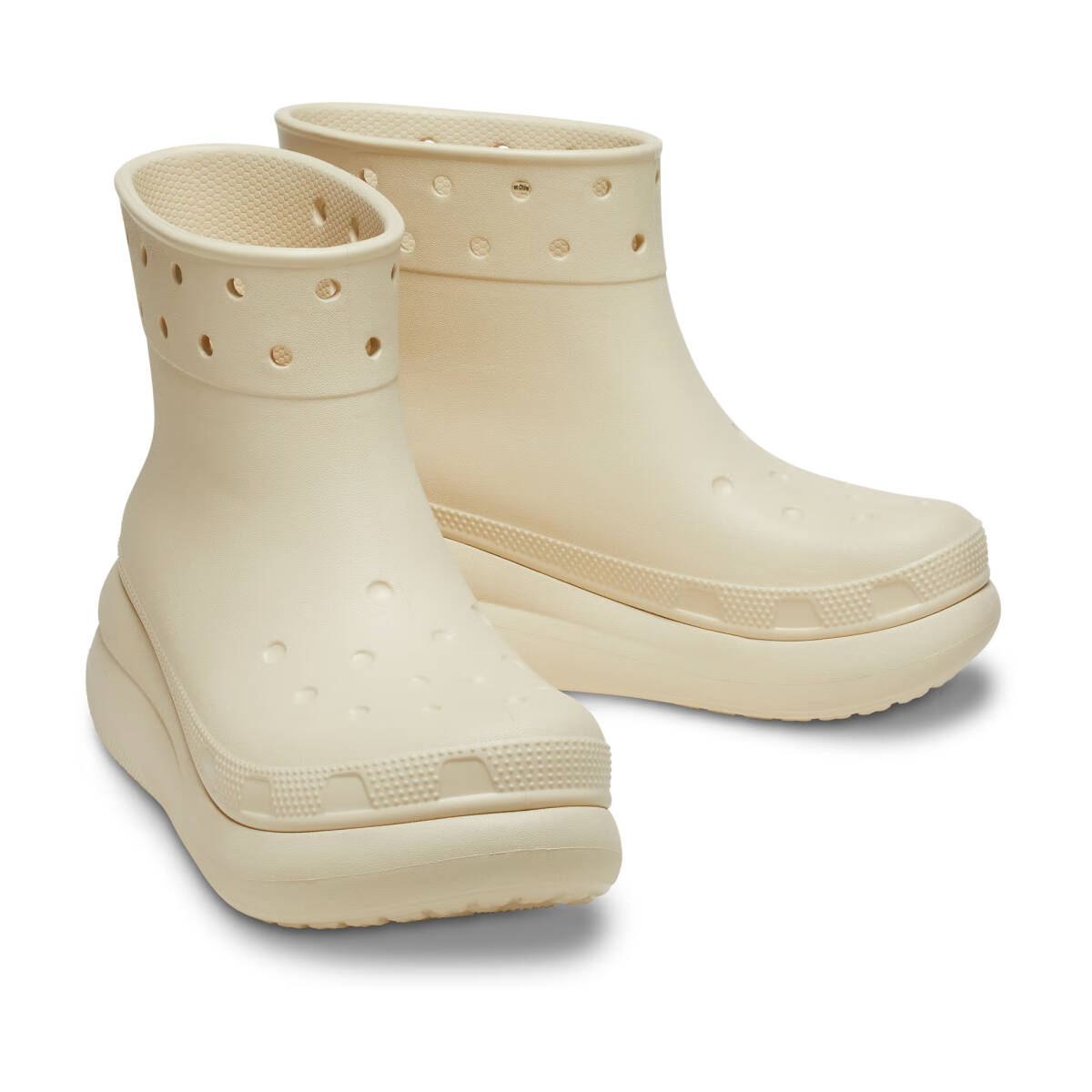 【新品】クロックス レインシューズ クラッシュブーツ crocs Crush Boot 26.0cm ベージュ 男女兼用 送料無料_画像1