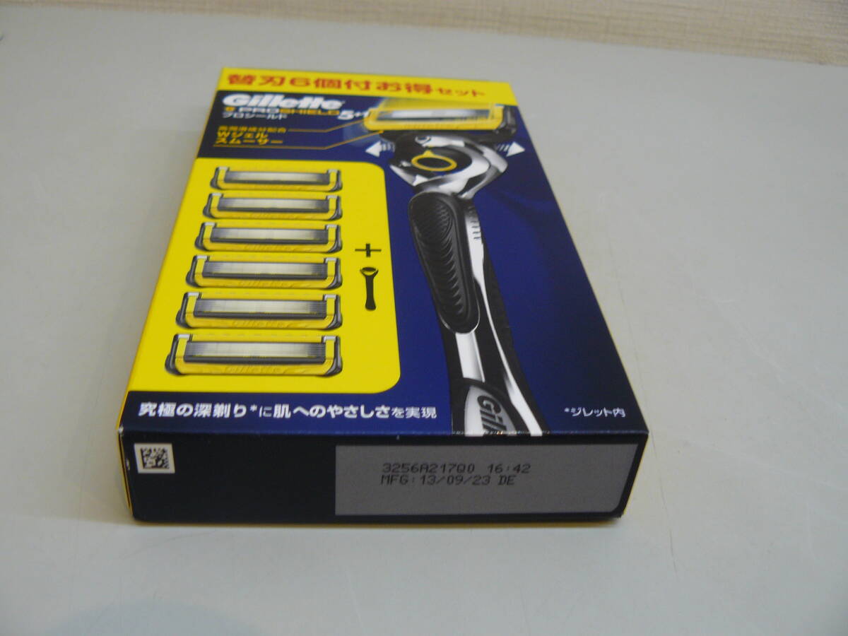 30581●Gillette プロシールド 5+1 ホルダー＆替刃6個付お得セット 未開封未使用品の画像7