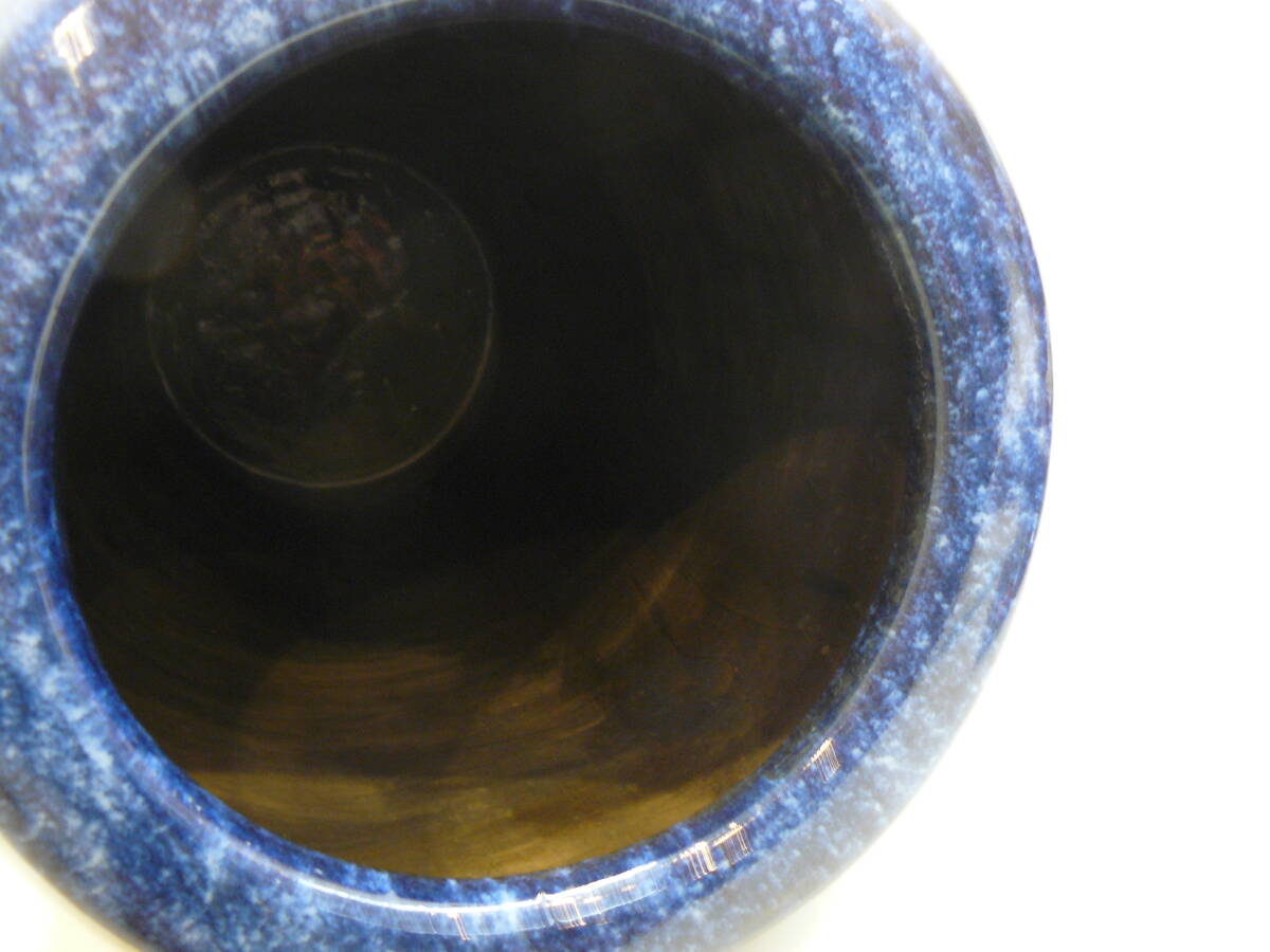 30517D●陶器 巨大傘立て ステッキスタンド 壺 インテリア品 実用品 高さ約63㎝の画像7