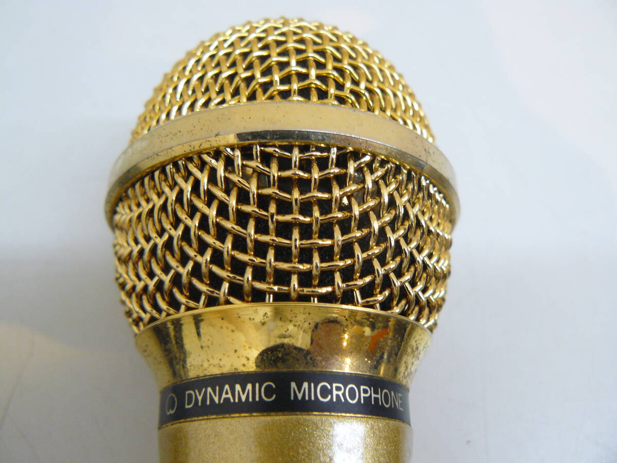 30699●takt ダイナミックマイク DYNAMIC MICROPHONE TM-530G/COLUMBIA DM-65 カラオケマイク2本セット 動作未確認の画像8