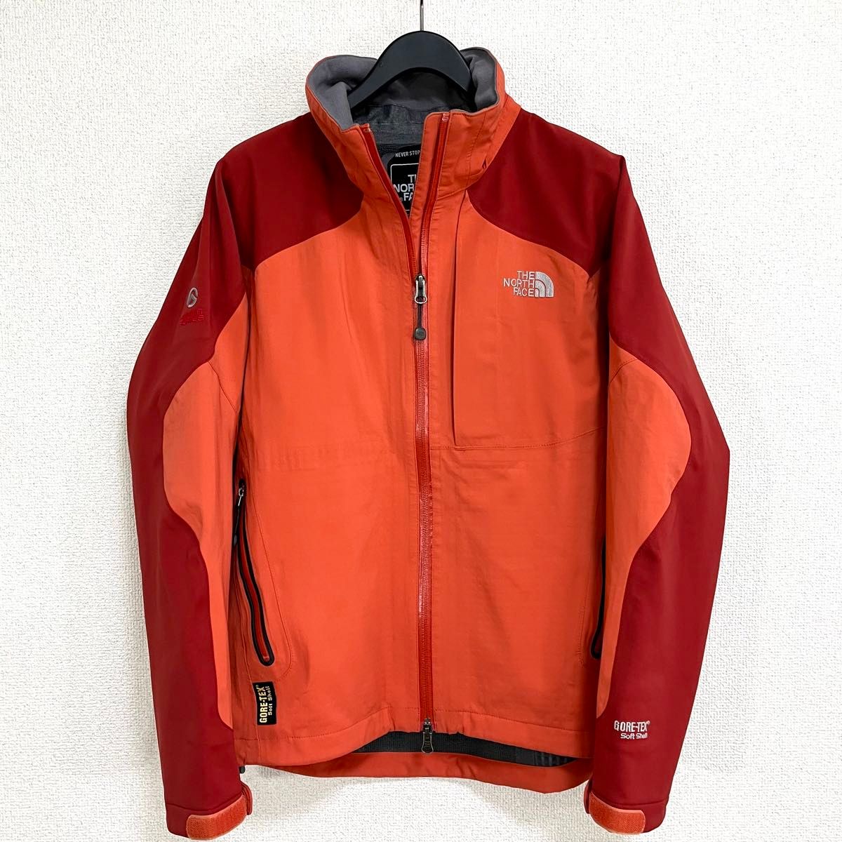 美品希少 ノースフェイス サミットシリーズ ソフトシェルマウンテンパーカー レディースM THE NORTH FACE フード着脱