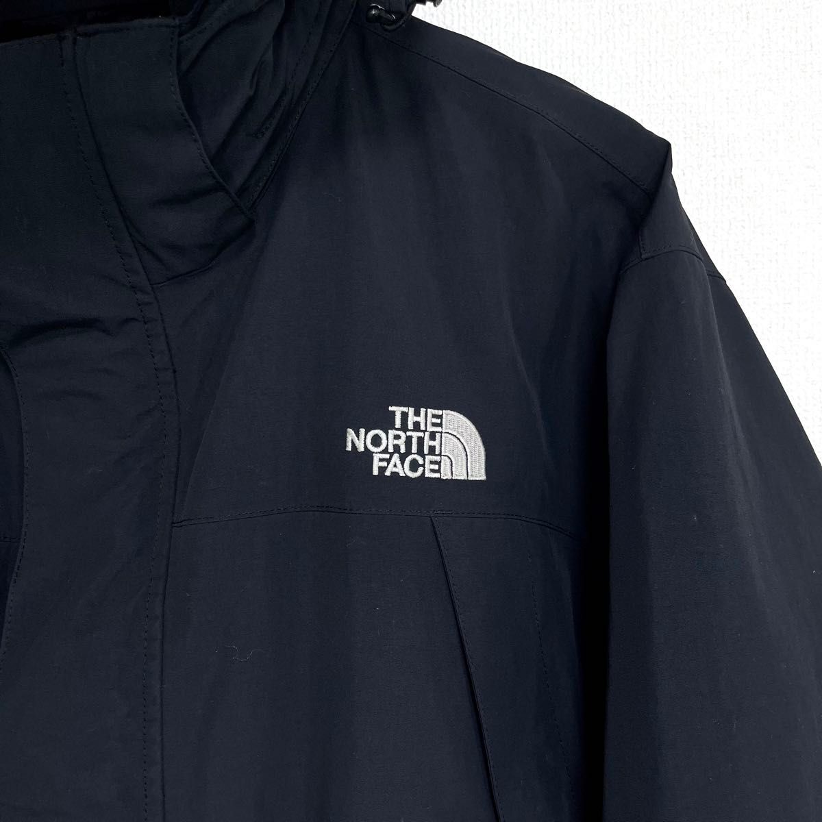 人気 ノースフェイス マウンテンパーカー ゴアテックス メンズL フード着脱可能 THE NORTH FACE 透湿防水 ブラック