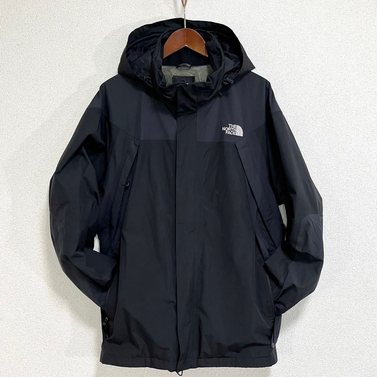 美品人気 ノースフェイス マウンテンパーカー ゴアテックス メンズ XL 黒 THE NORTH FACE 透湿防水 ブラック