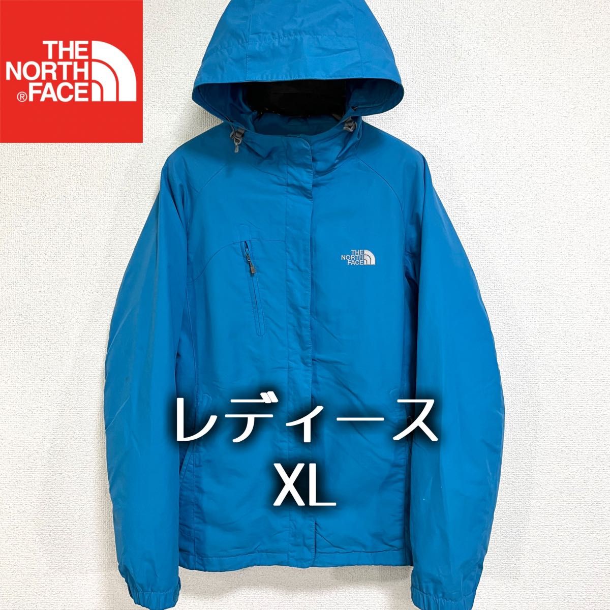 人気 THE NORTH FACE マウンテンパーカー レディースXL ロゴ刺繍 ノースフェイス ナイロンジャケット