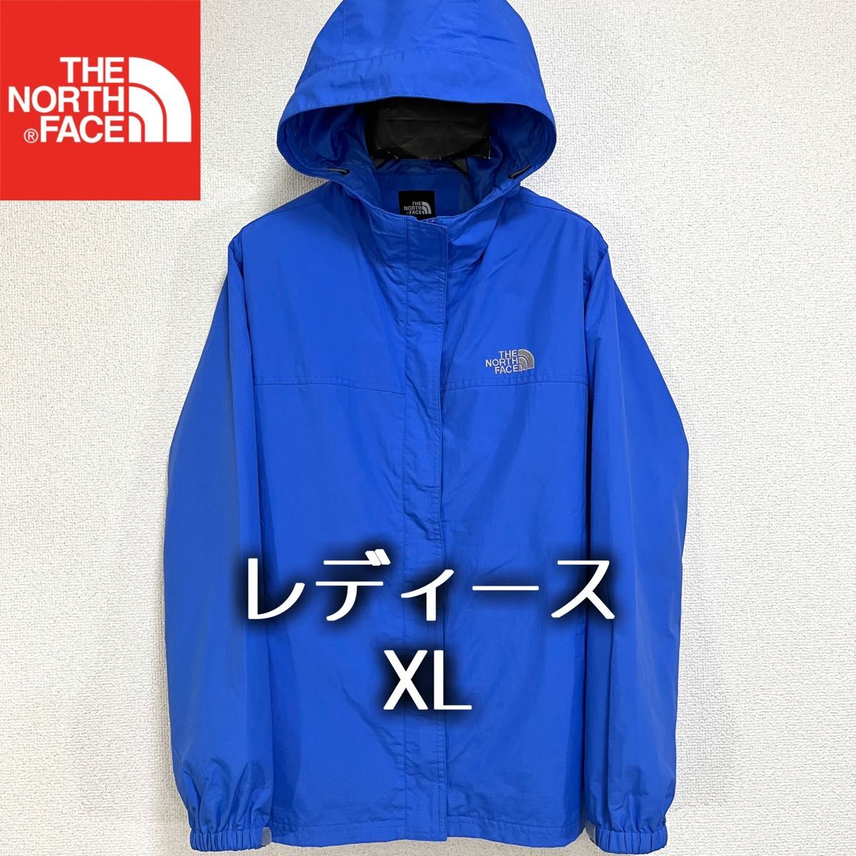 人気 THE NORTH FACE マウンテンパーカー レディースXL ロゴ刺繍 ノースフェイス ナイロンジャケット