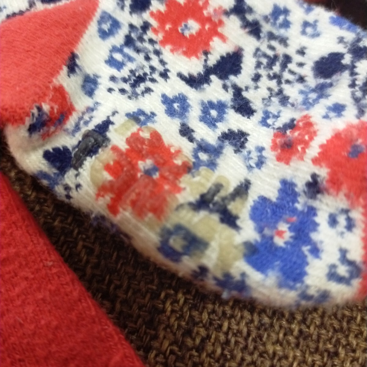 TOMMY HILFIGER Tommy Hilfiger tomi Hill baby socks baby socks floral print red socks 