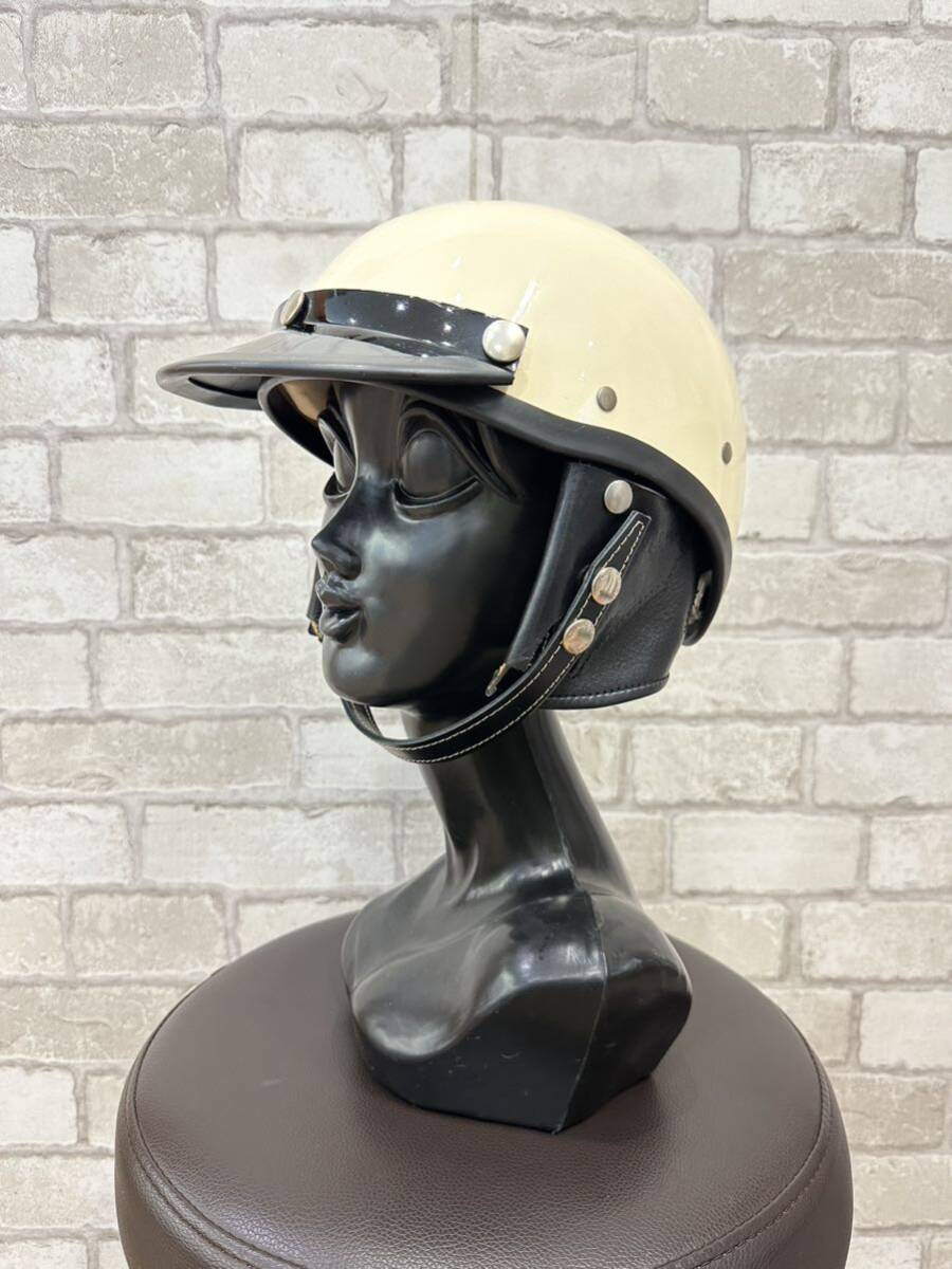 ノマドクロージング ハーフヘルメット THIRD STREET検)ビンテージ BUCO BELL ショベル ジェットヘルメット 当時物 ハーレー の画像1