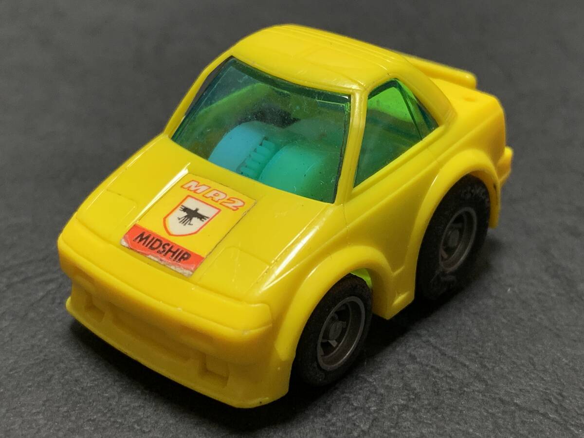 当時物 古い タカラ チョロQ No.A-60 トヨタ MR-2 イエロー 黄 1980 日本製 レーシングカーの画像1